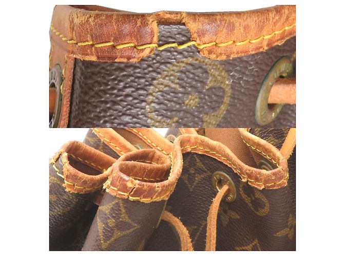 Borsa a tracolla Noe da donna Louis Vuitton Marrone - vista 9