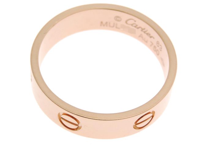 Cartier Anello Love Classic Band in oro rosa - vista 2