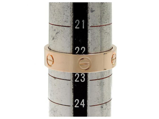 Cartier Anello Love Classic Band in oro rosa - vista 6