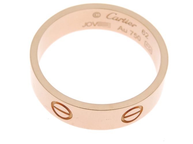 Anello Cartier Love Classic in oro rosa 18K - vista 2