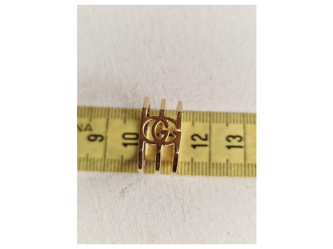 Anello Gucci Running in Oro Giallo 750 e Diamanti Neri Nero D'oro - vista 11