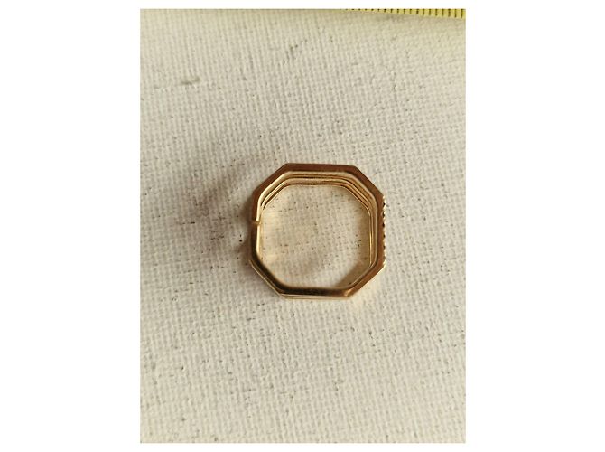 Anello Gucci Running in Oro Giallo 750 e Diamanti Neri Nero D'oro - vista 12