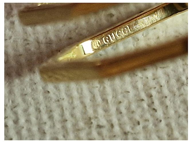 Anello Gucci Running in Oro Giallo 750 e Diamanti Neri Nero D'oro - vista 7