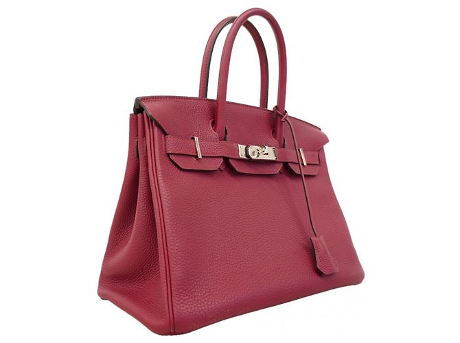Hermès Sac à main Hermes Birkin 30 en Rouge Grenat - vue 2