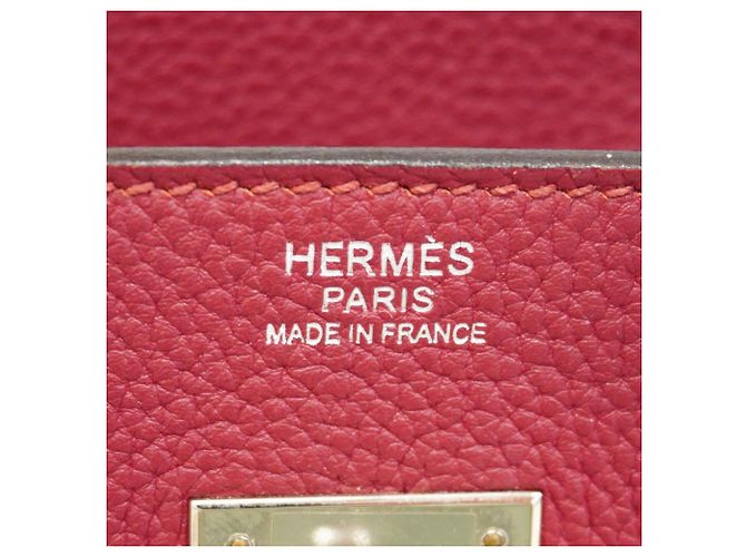 Hermès Sac à main Hermes Birkin 30 en Rouge Grenat - vue 5