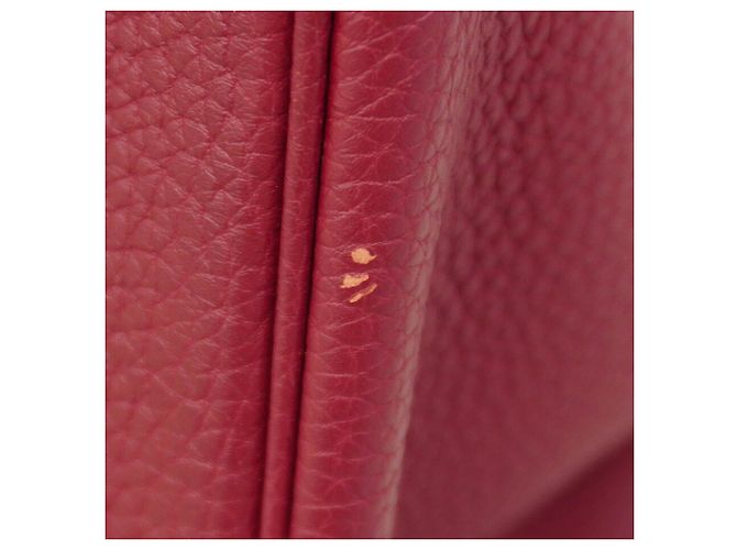 Hermès Sac à main Hermes Birkin 30 en Rouge Grenat - vue 7