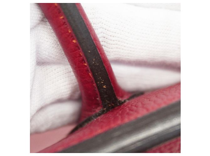Hermès Sac à main Hermes Birkin 30 en Rouge Grenat - vue 9