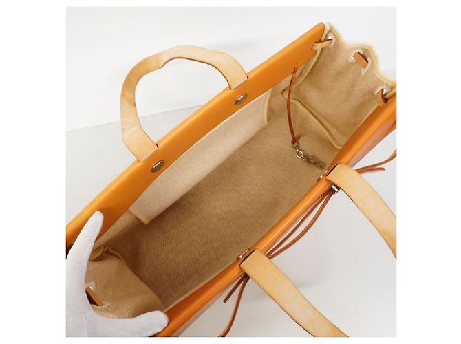 Hermès Borsa Tote Hermes Herbag Cabas MM - vista 4