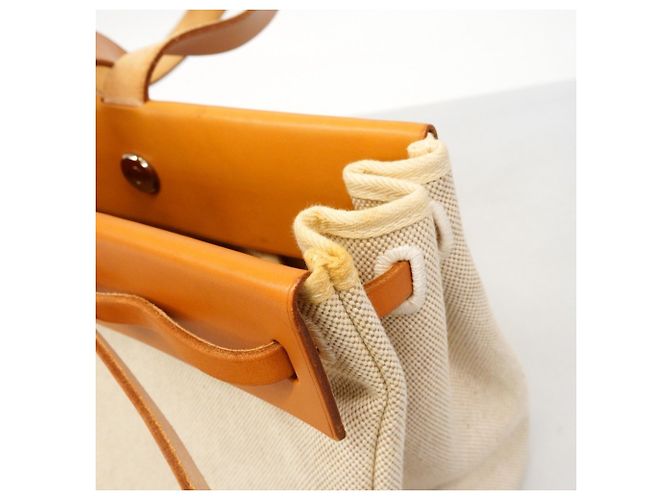 Hermès Borsa Tote Hermes Herbag Cabas MM - vista 7