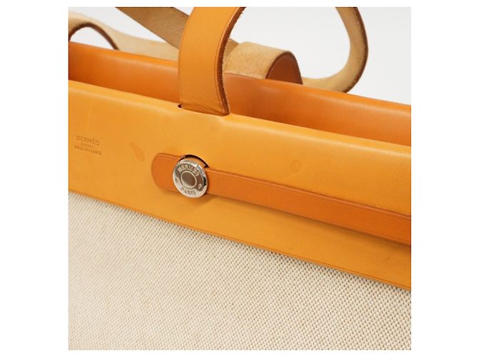 Hermès Borsa Tote Hermes Herbag Cabas MM - vista 9
