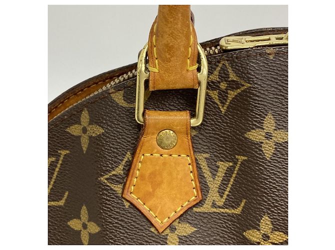 Borsa Louis Vuitton Monogram Ellipse MM Marrone - vista 9
