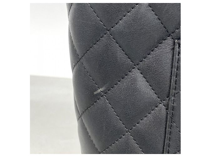 Chanel Cambon Tote Bag aus Lammleder Schwarz - Ansicht 14