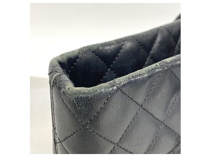 Chanel Cambon Tote Bag aus Lammleder Schwarz - Ansicht 7