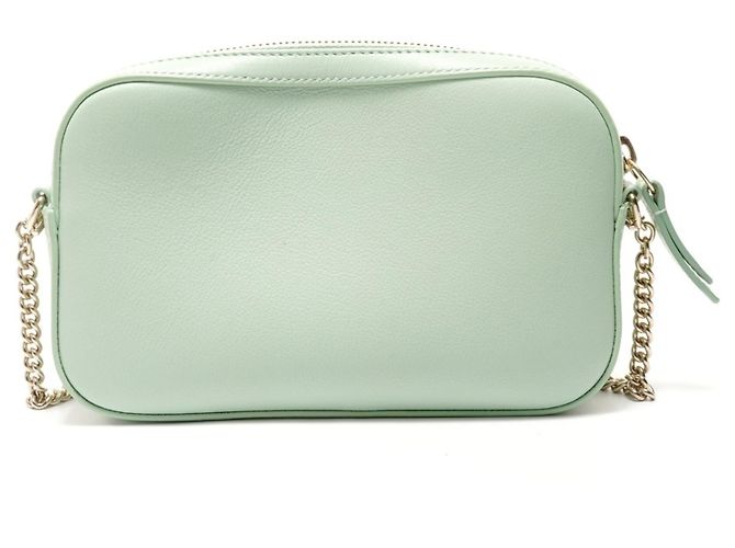Borsa a tracolla Gucci Supermini Marmont GG Verde - vista 2