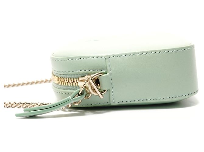 Borsa a tracolla Gucci Supermini Marmont GG Verde - vista 3