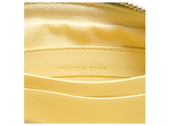 Borsa a tracolla Gucci Supermini Marmont GG Verde - vista 9