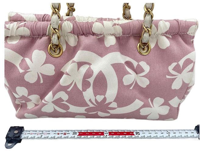 Borsa a tracolla Chanel Clover in Rosa - vista 4