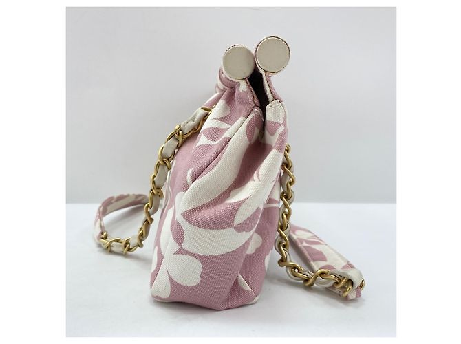 Borsa a tracolla Chanel Clover in Rosa - vista 5