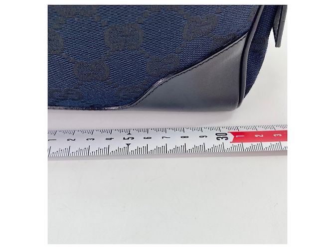 Borsa a mano Gucci blu navy - vista 4
