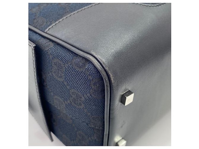 Borsa a mano Gucci blu navy - vista 9