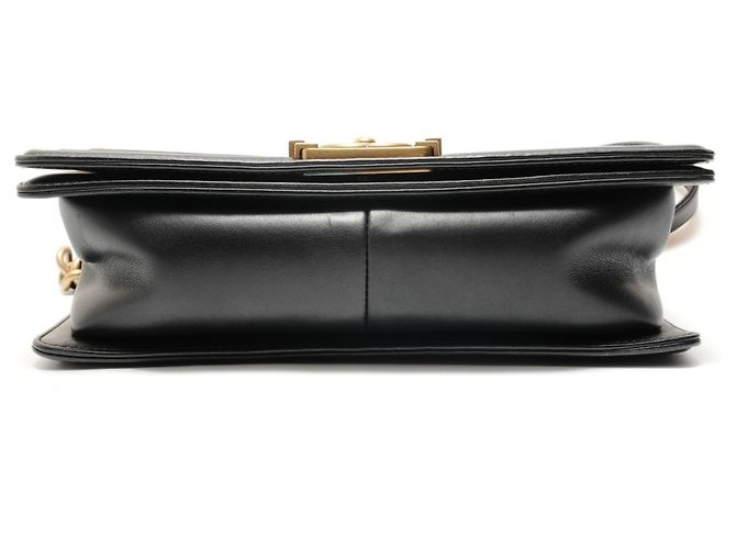 Borsa a tracolla Chanel Boy in velluto Nero - vista 7