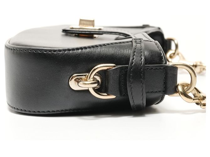 Borsa a tracolla in pelle Gucci Moonside Nero - vista 4