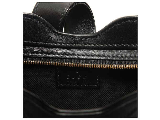 Borsa a tracolla in pelle Gucci Moonside Nero - vista 9
