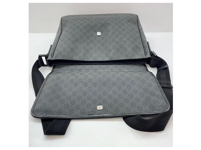 Borsa Messenger Gucci nera Nero - vista 11