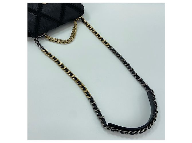Chanel 19 Medium Handbag - Black Schwarz - Ansicht 12