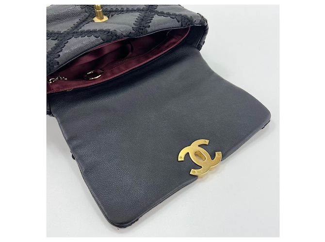 Chanel 19 Medium Handbag - Black Schwarz - Ansicht 14
