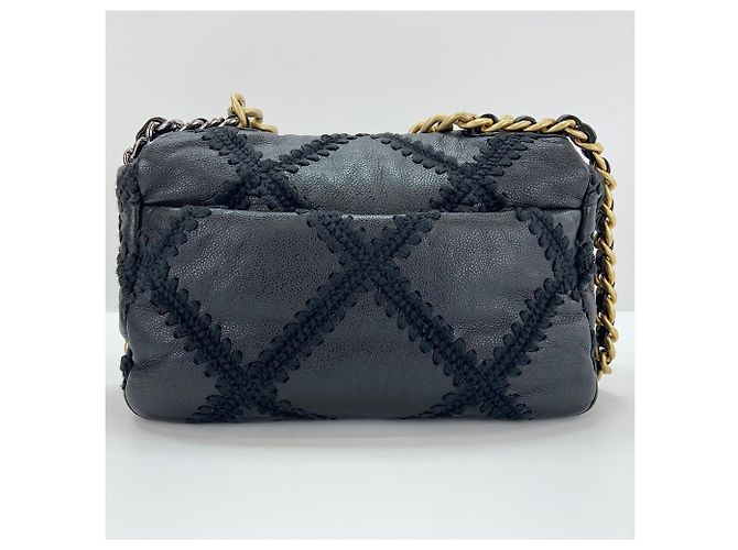 Chanel 19 Medium Handbag - Black Schwarz - Ansicht 4