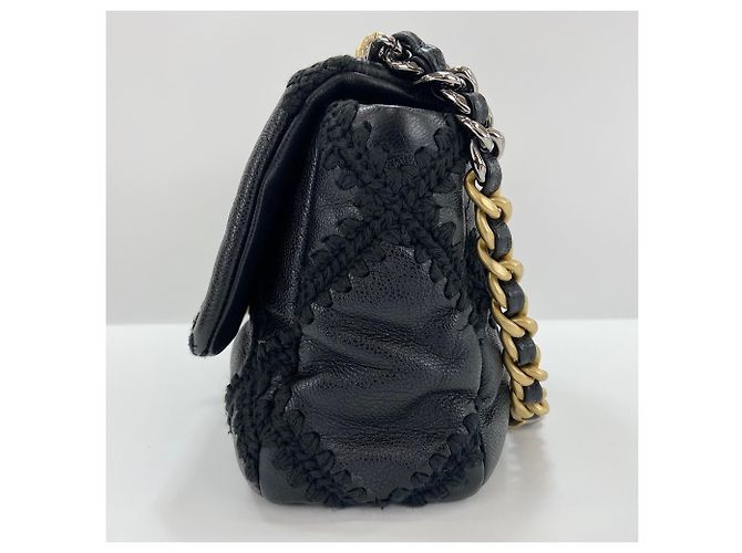 Chanel 19 Medium Handbag - Black Schwarz - Ansicht 6