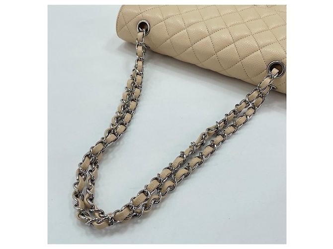 Timeless Borsa a Spalla Chanel Matelassé 25 in Beige - vista 9