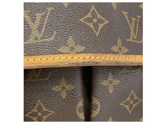 Borsa a tracolla Louis Vuitton Monogram Gibeciere GM Marrone - vista 12