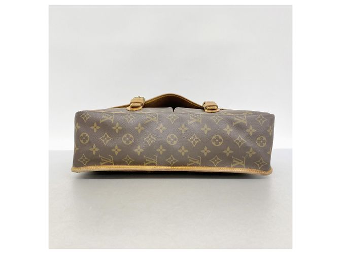 Borsa a tracolla Louis Vuitton Monogram Gibeciere GM Marrone - vista 3