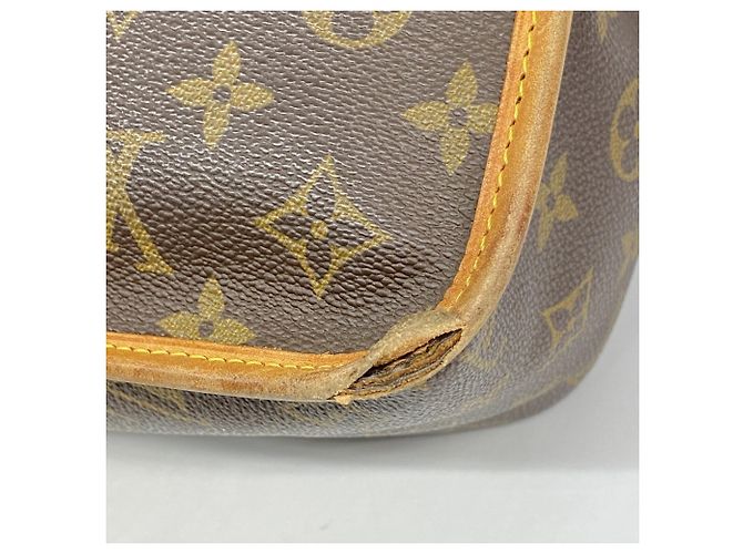 Borsa a tracolla Louis Vuitton Monogram Gibeciere GM Marrone - vista 6