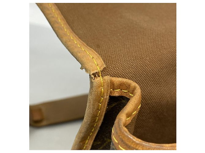 Borsa a tracolla Louis Vuitton Monogram Gibeciere GM Marrone - vista 7