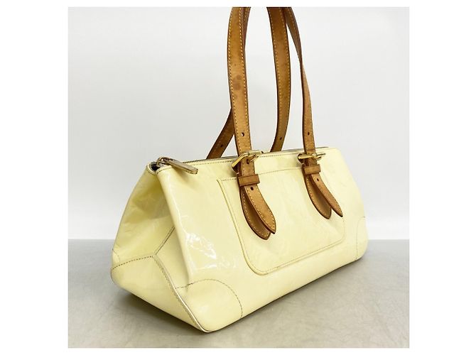 Borsa Louis Vuitton Vernis Rosewood Avenue Bianco - vista 2