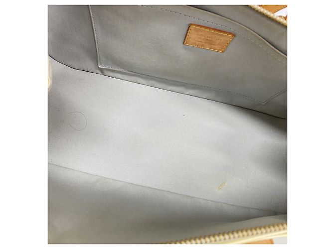 Borsa Louis Vuitton Vernis Rosewood Avenue Bianco - vista 4