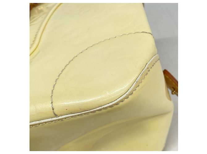 Borsa Louis Vuitton Vernis Rosewood Avenue Bianco - vista 7