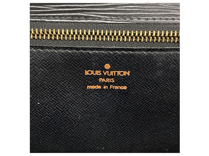 Borsa Louis Vuitton Epi Monceau Nero - vista 5