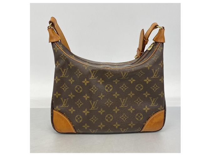 Borsa a Spalla Louis Vuitton Monogram Boulogne 30 Marrone - vista 11
