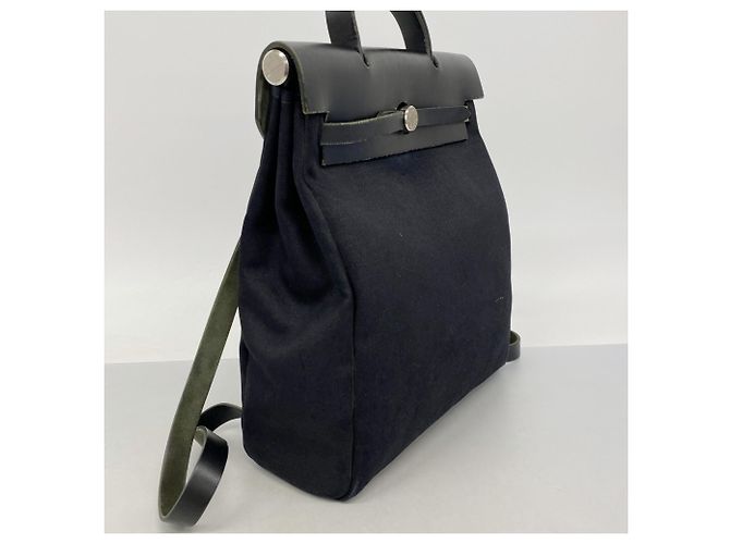 Hermès Hermes Herbag Ad PM Rucksack Schwarz - Ansicht 2