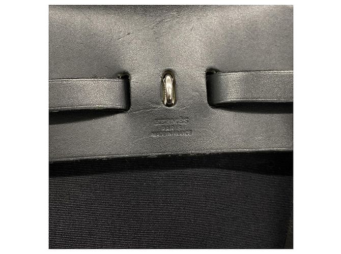 Hermès Hermes Herbag Ad PM Rucksack Schwarz - Ansicht 5