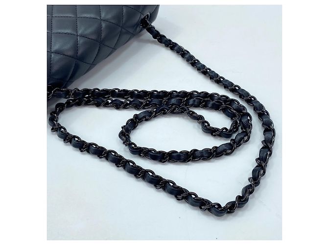 Borsa a Spalla Chanel Mini Matelassé Nero - vista 10