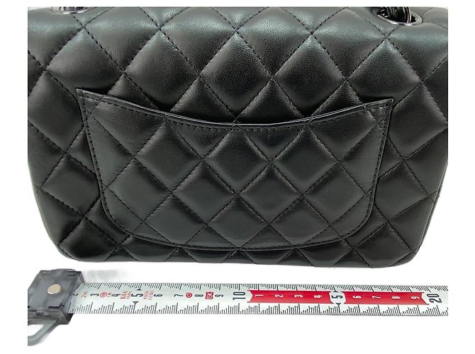 Borsa a Spalla Chanel Mini Matelassé Nero - vista 4