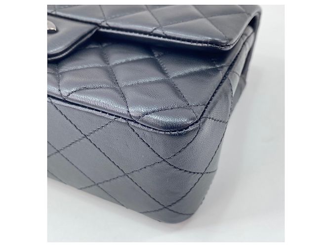 Borsa a Spalla Chanel Mini Matelassé Nero - vista 8