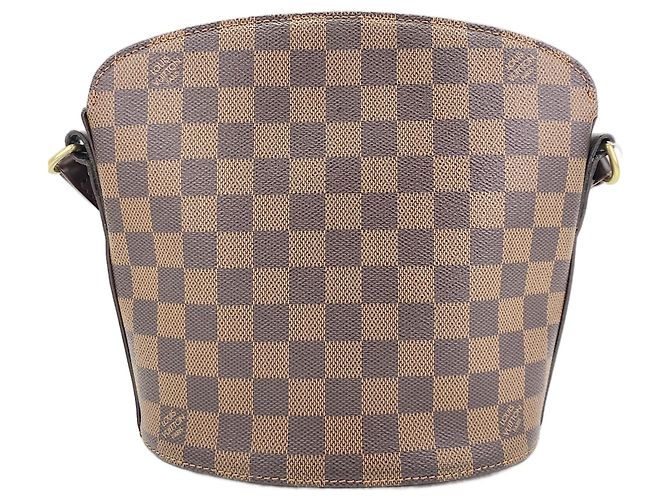 Borsa a Spalla Louis Vuitton Druot Marrone - vista 3