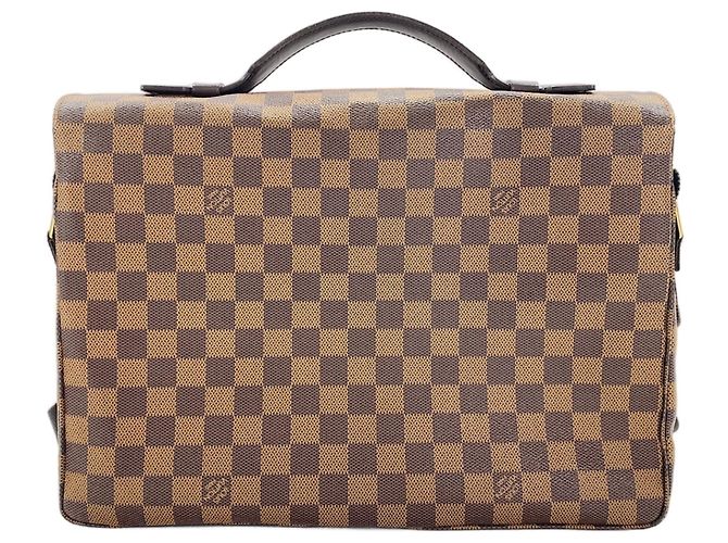 Borsa a Spalla Louis Vuitton Broadway Marrone - vista 3