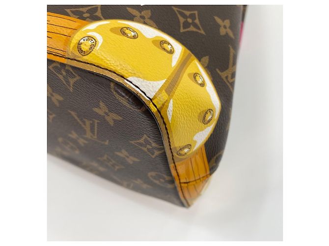 Néonoé Borsa a tracolla Louis Vuitton NeoNoe Summer Trunk Collection Marrone - vista 9